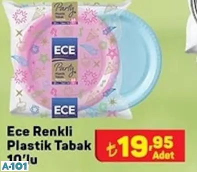 ECE RENKLİ PLASTİK TABAK ECE RENKLİ PLASTİK TABAK